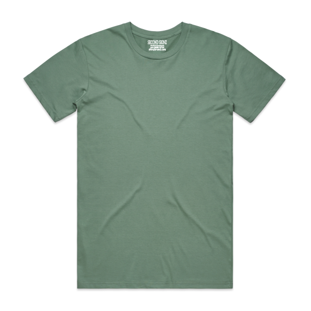 This medium weighted Sage Iconic Classic T-Shirt from Second Skinz