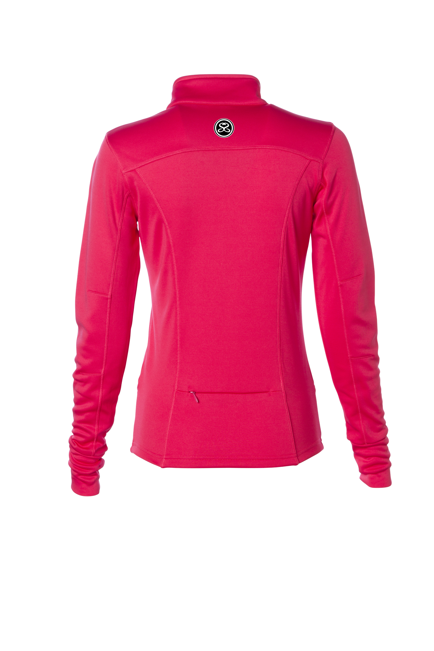 Women's Lightweight Red Track Jacket By Second Skinz