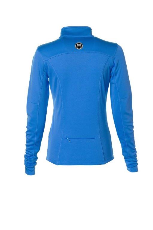 Women's Lightweight Blue Track Jacket By Second Skinz