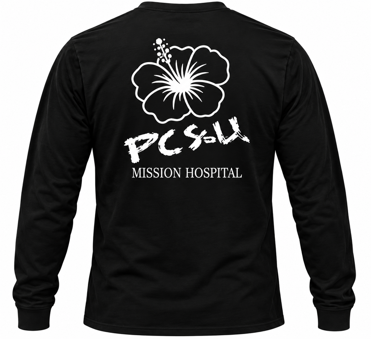 Long Sleeve PCSU Hibiscus Flower T-Shirt