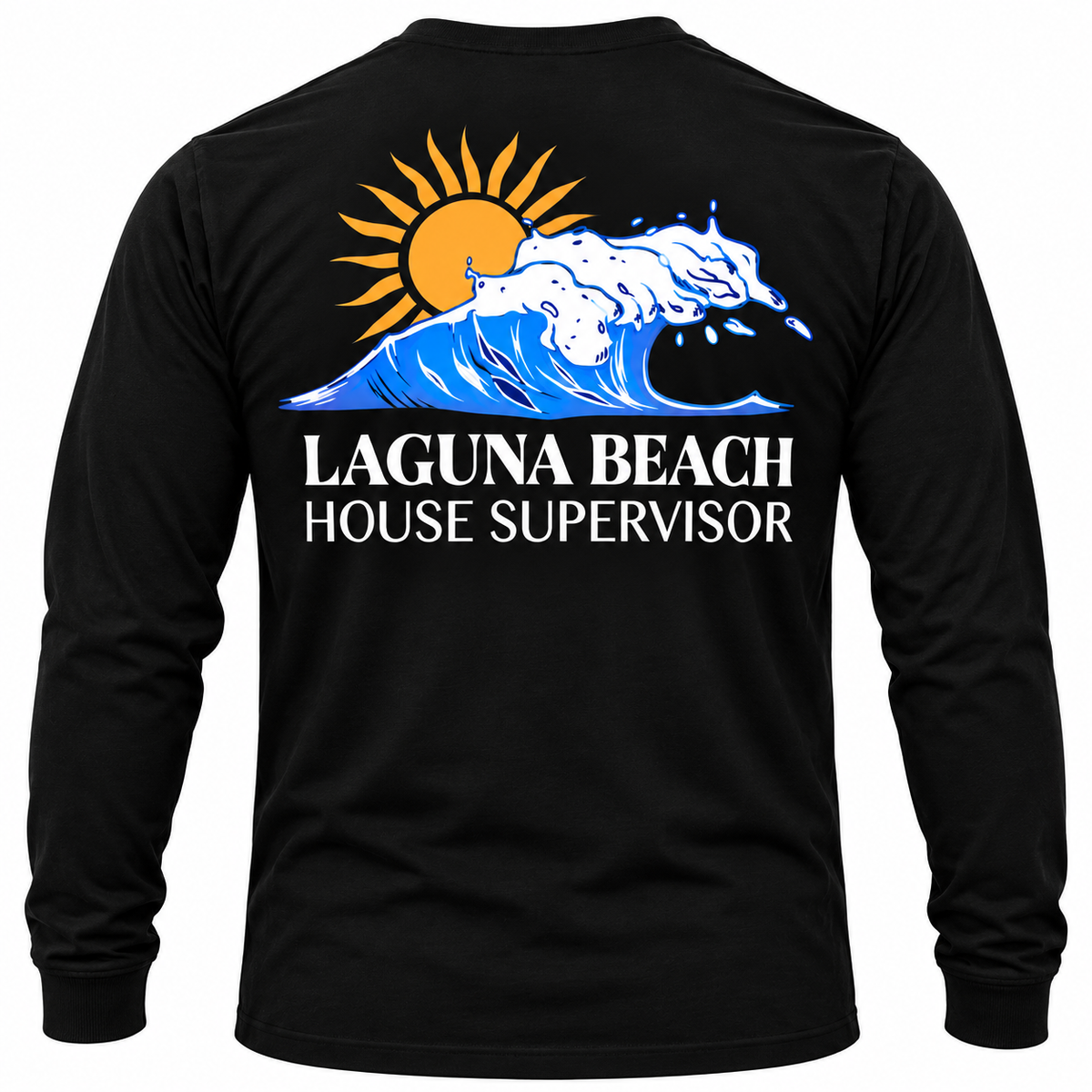 Long Sleeve Wave T-Shirt House Supervisor