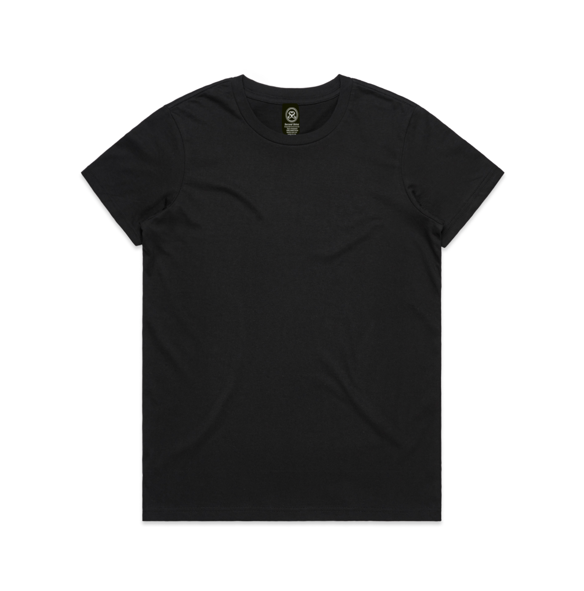Women's T-Shirt Black By Second Skinz