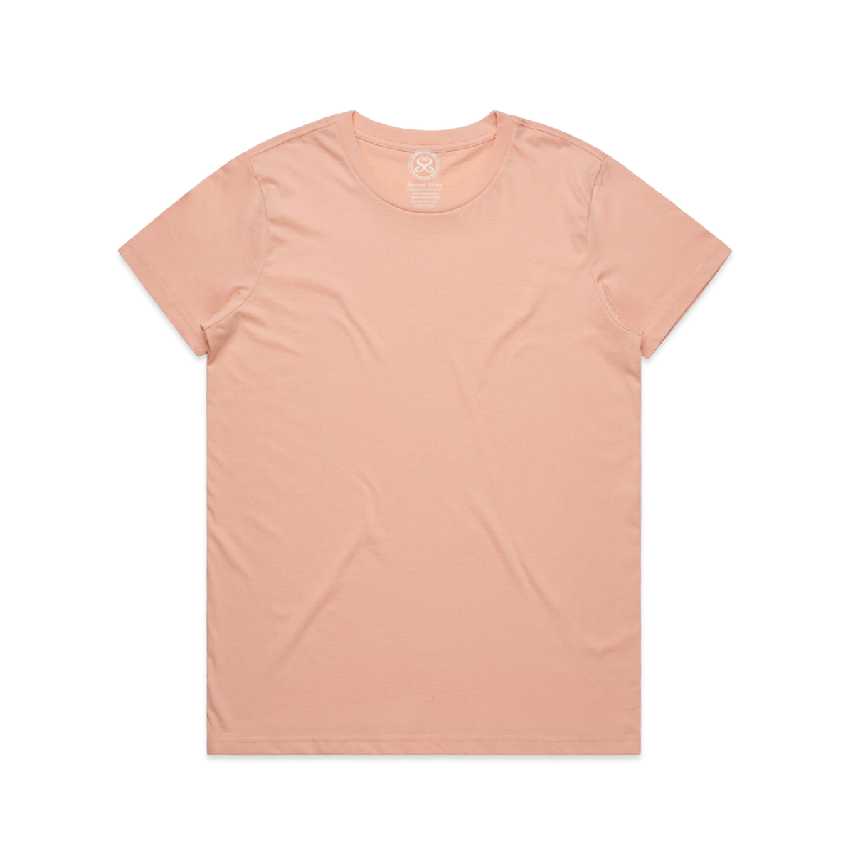 Women's T-Shirt Pale Pink By Second Skinz