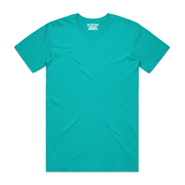 This medium weighted Teal Iconic Classic T-Shirt from Second Skinz