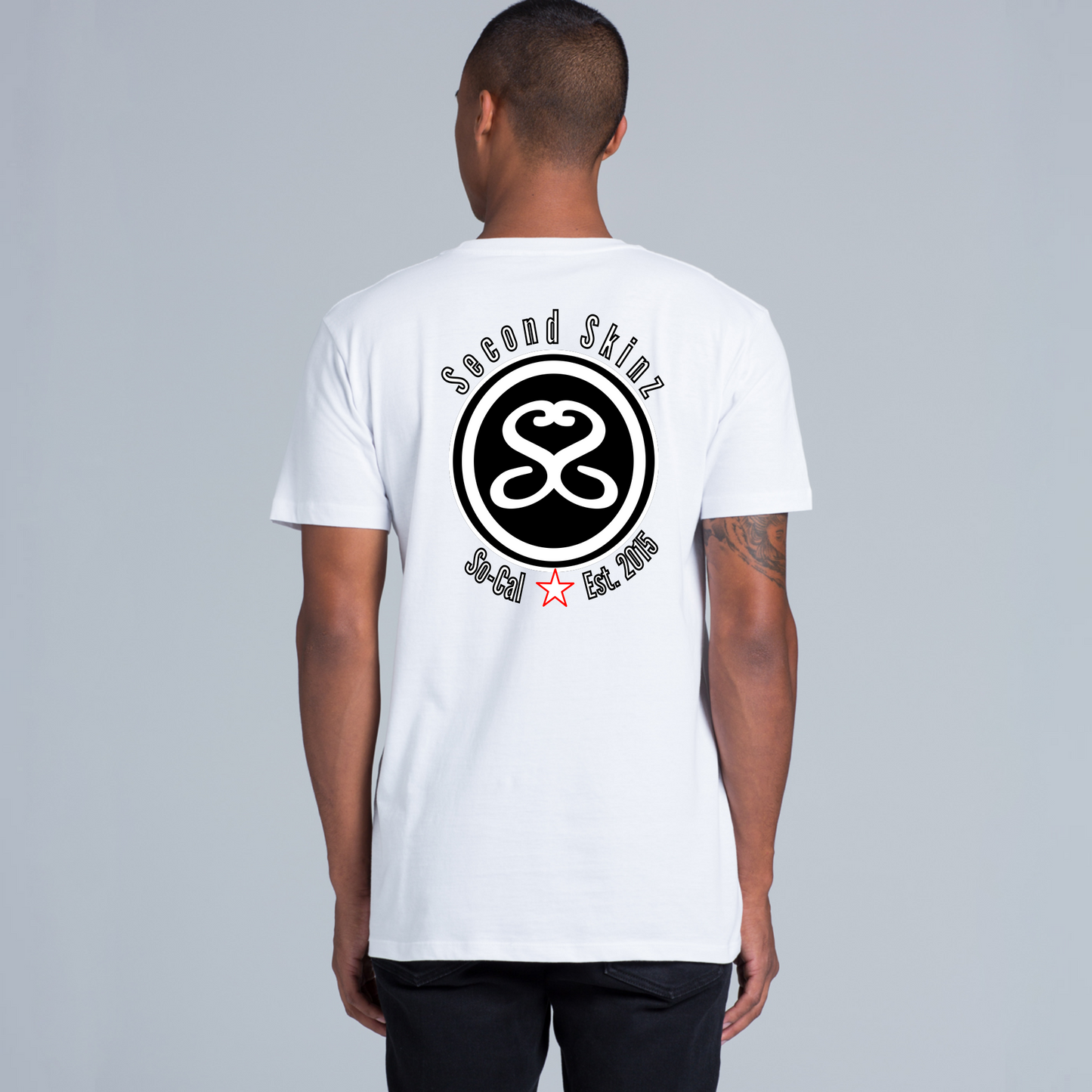 The Ultimate Second Skinz T-Shirt in White.